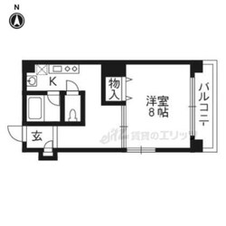 プロスペクト河原町五条の物件間取画像